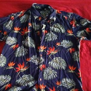 SQUISH WEAR Tropical Floral Men's Shirt